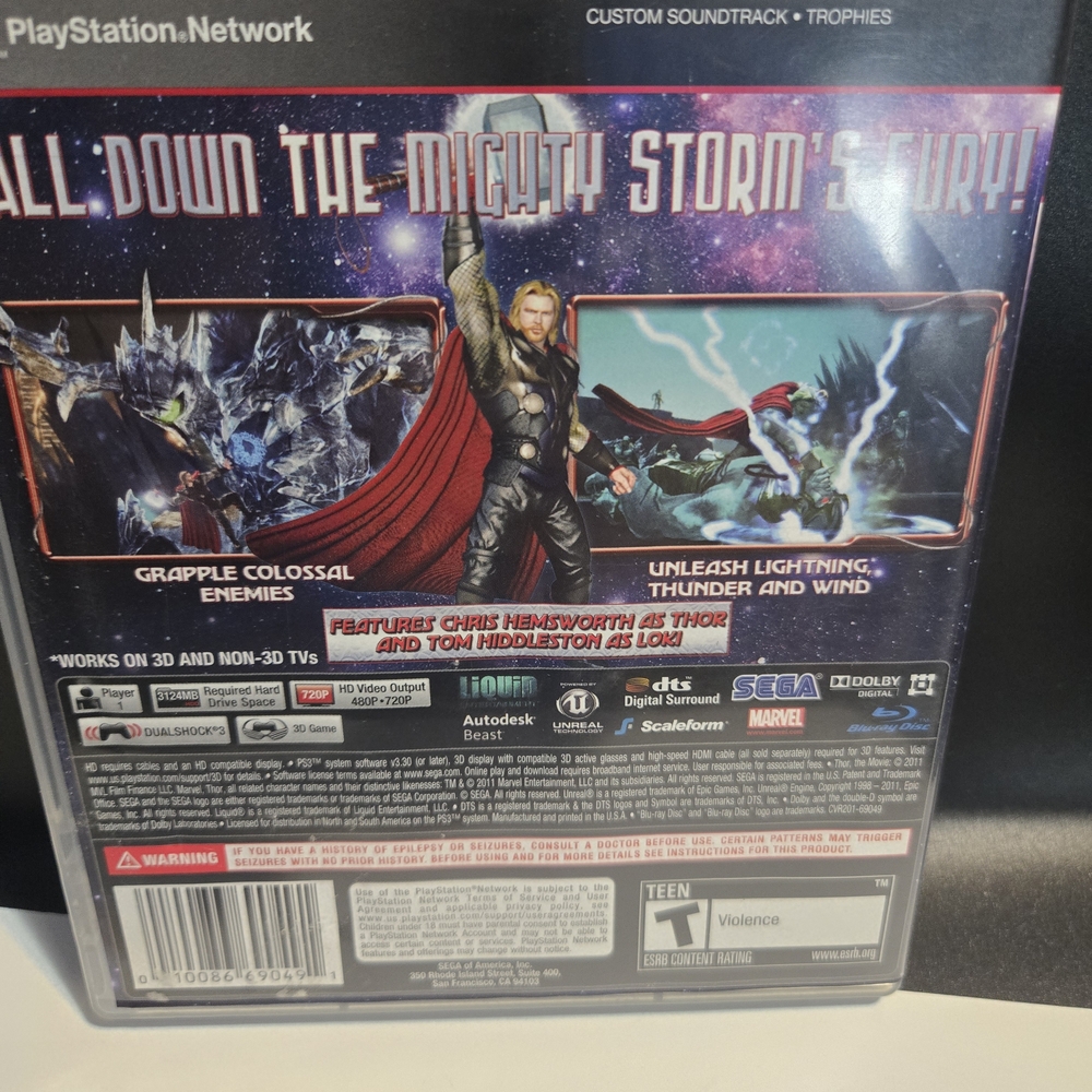 Thor: God of Thunder PS3 Game - Black - Picture 2 of 5